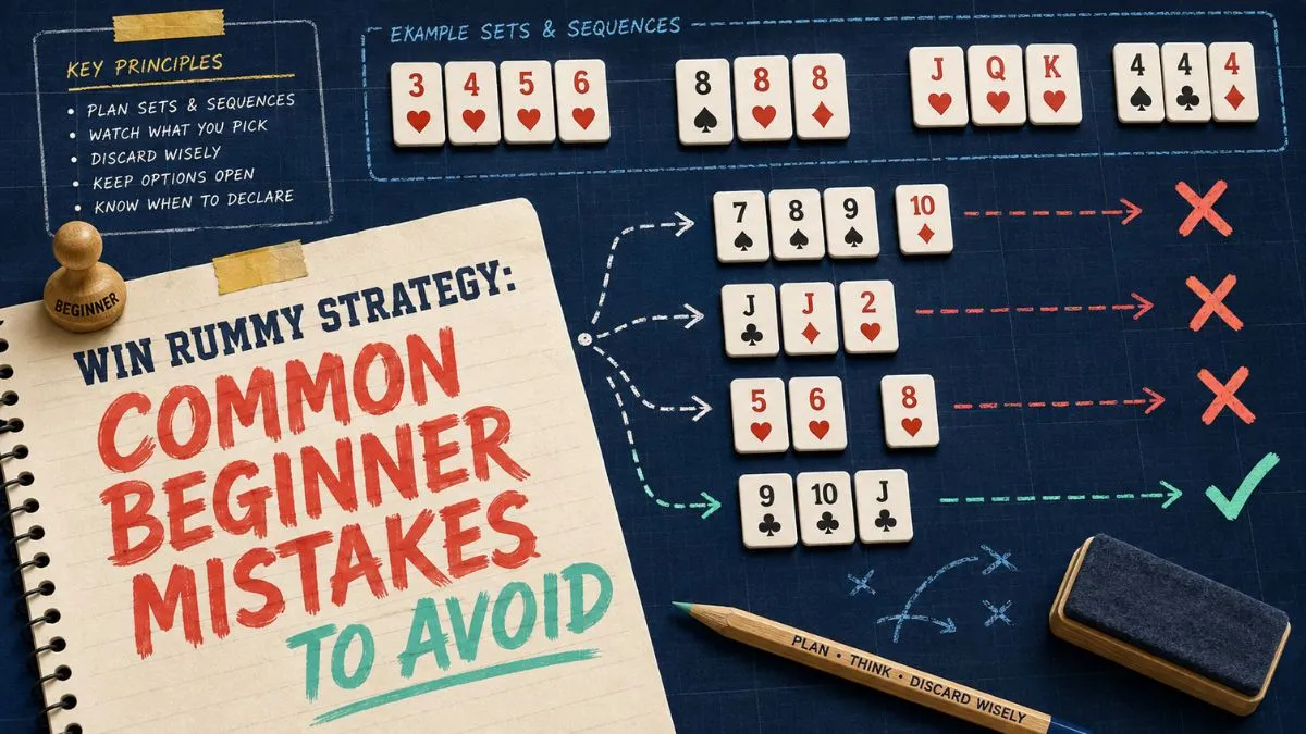 Win Rummy strategy and common beginner mistakes